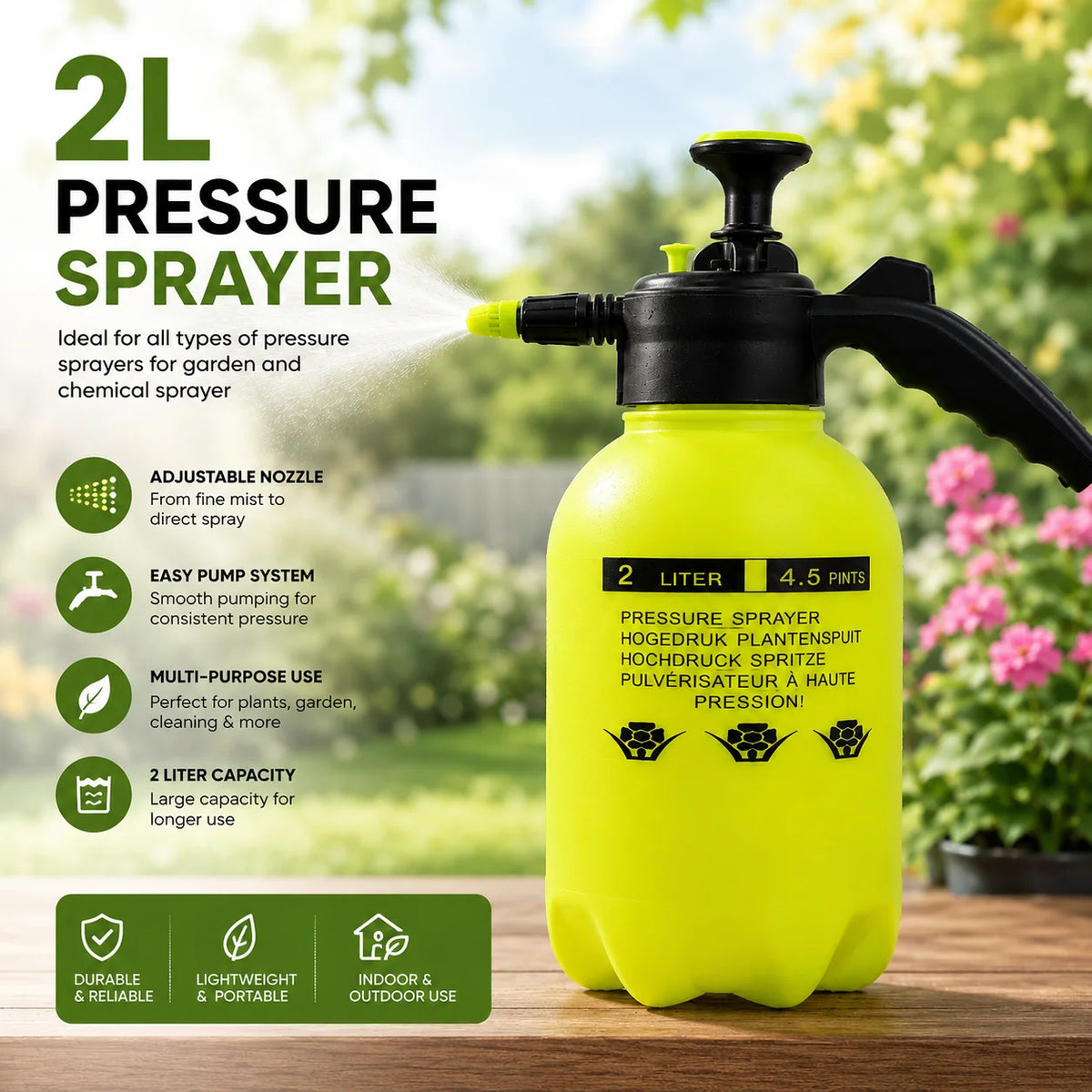 2L Precision Pressure Sprayer