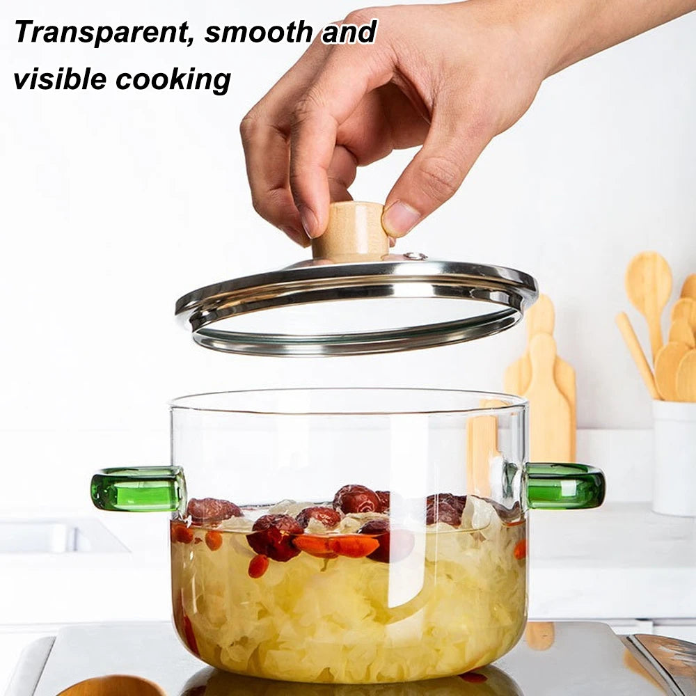 Borosilicate Glass Stew Pot