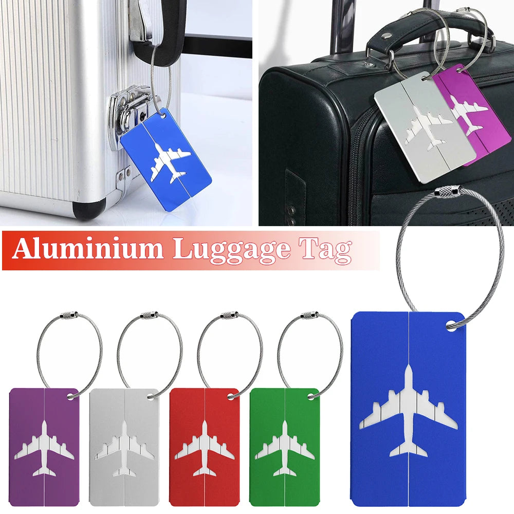 Aviator Aluminium Luggage Tags