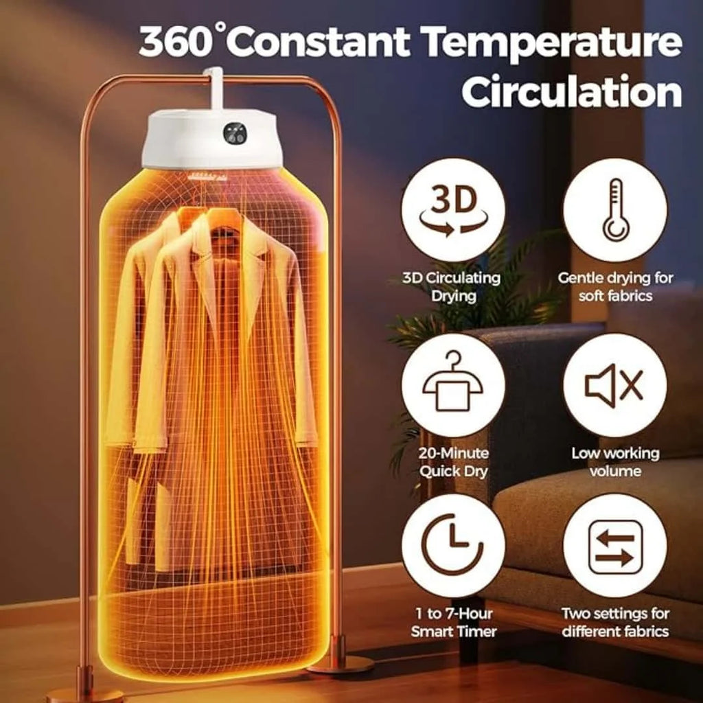600W Portable Garment Dryer