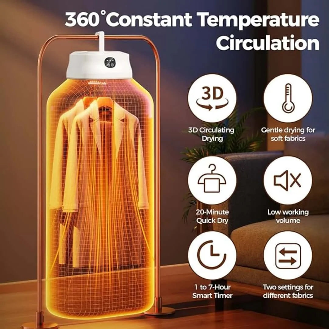 600W Portable Garment Dryer
