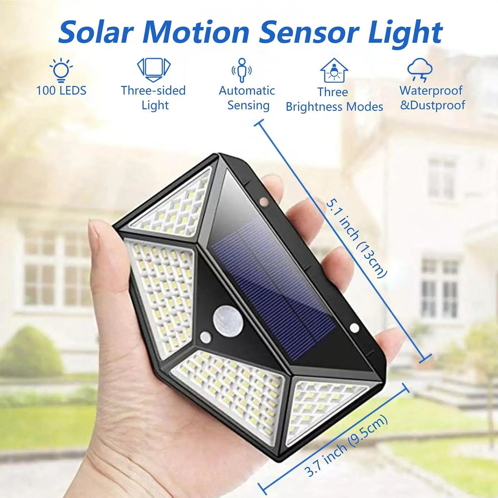 Motion-Sensor Solar Wall Lights