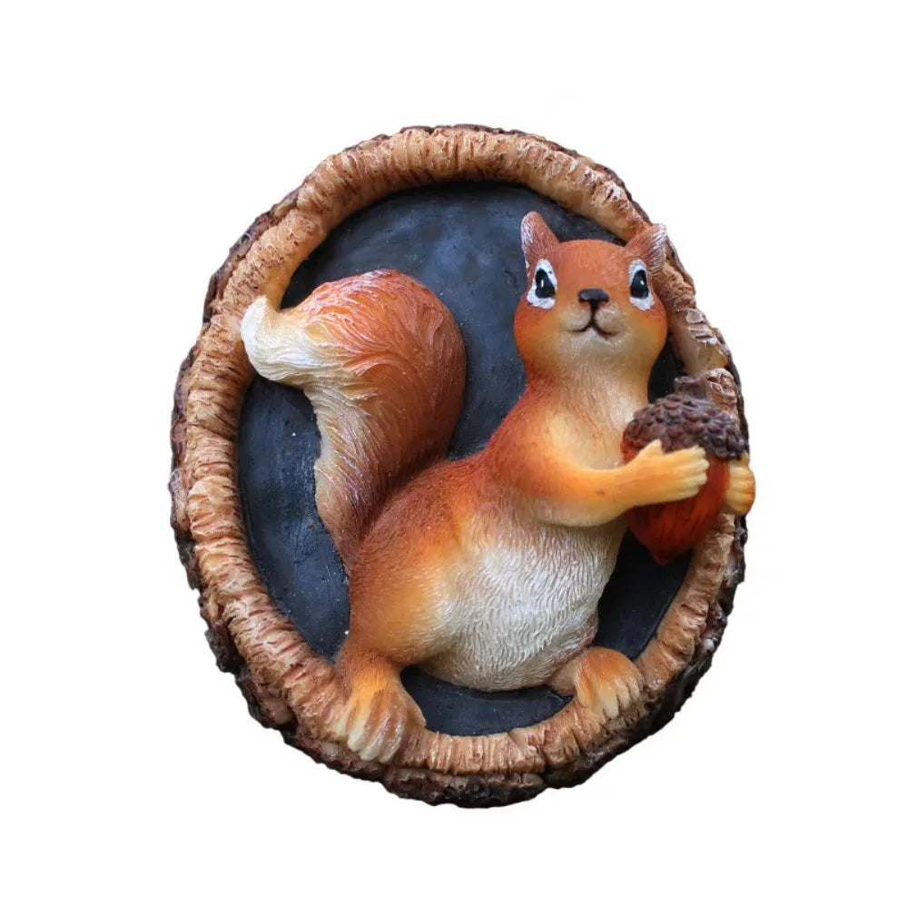 Woodland Squirrel Garden Statue