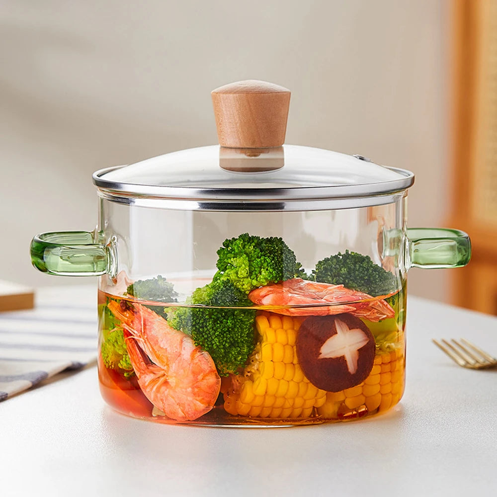 Borosilicate Glass Stew Pot