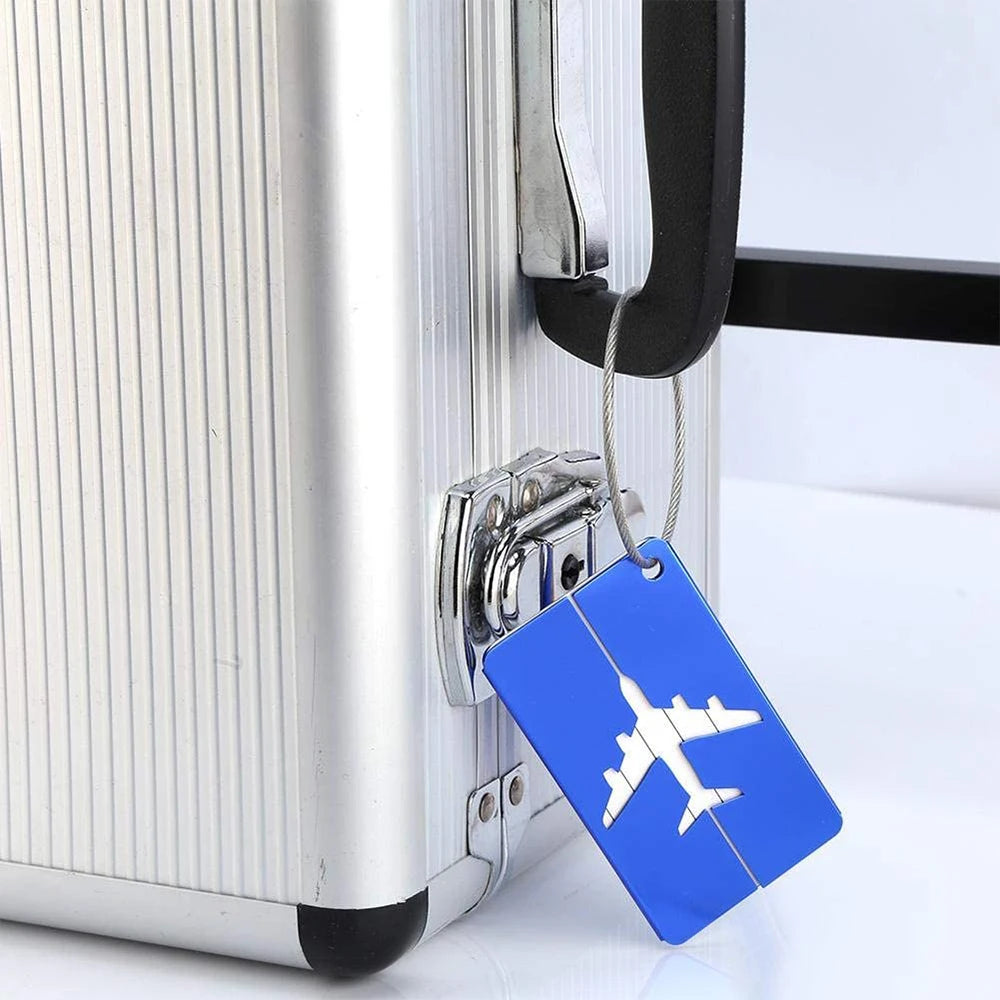 Aviator Aluminium Luggage Tags