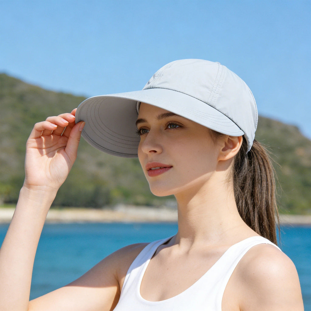 Wide-Brim Foldable Sun Hat