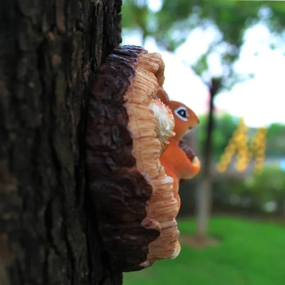 Woodland Squirrel Garden Statue