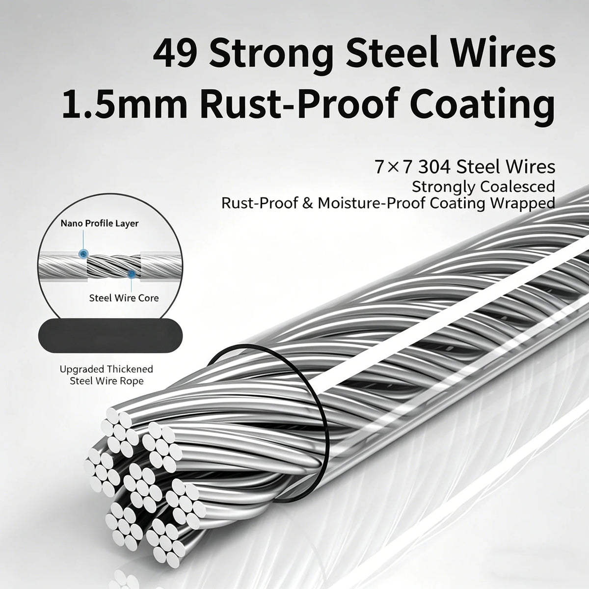 Retractable Steel Clothesline
