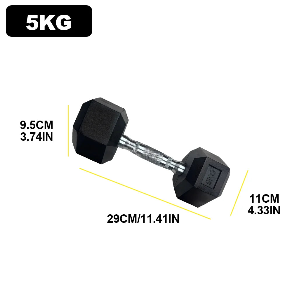 Hex Grip Dumbbell Pair