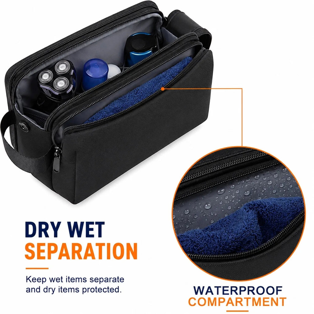 Multi-Pocket Grooming Wash Bag