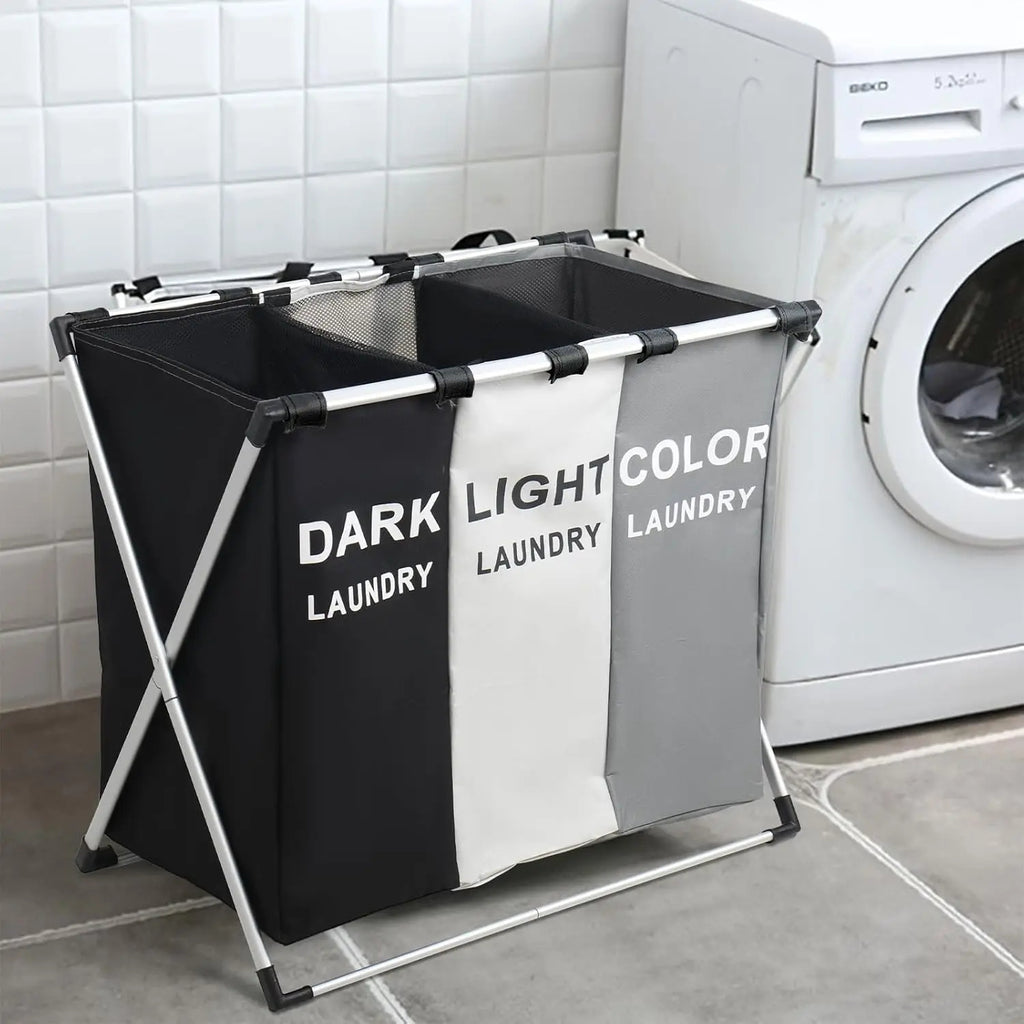 3-Section Laundry Hamper