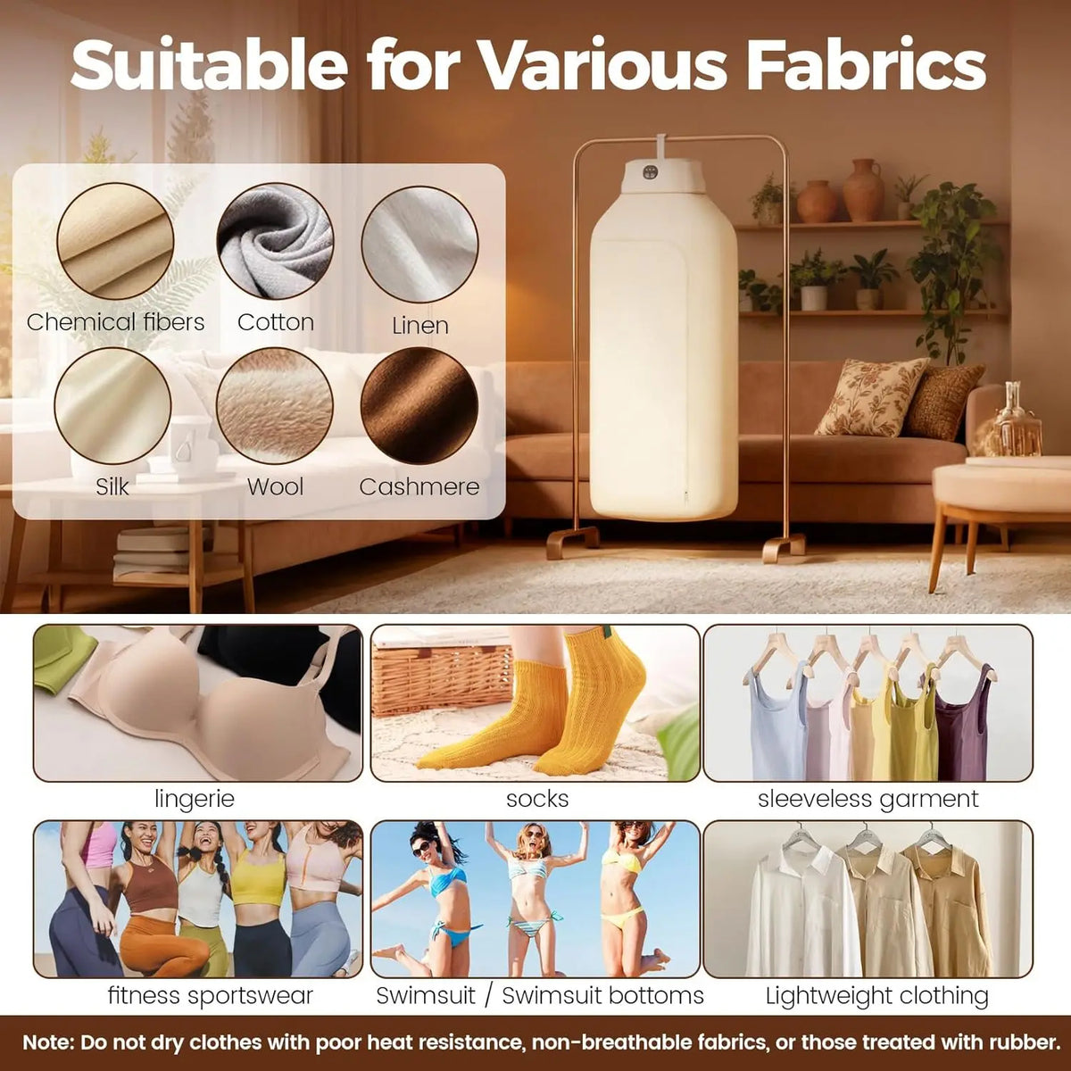 600W Portable Garment Dryer