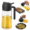 TrendPlain 16oz Olive Oil Spray Bottle - 2 in 1 Olive Oil Dispenser Bottle for Kitchen Accessories - Kitchen Gadgets, For Air Fryer