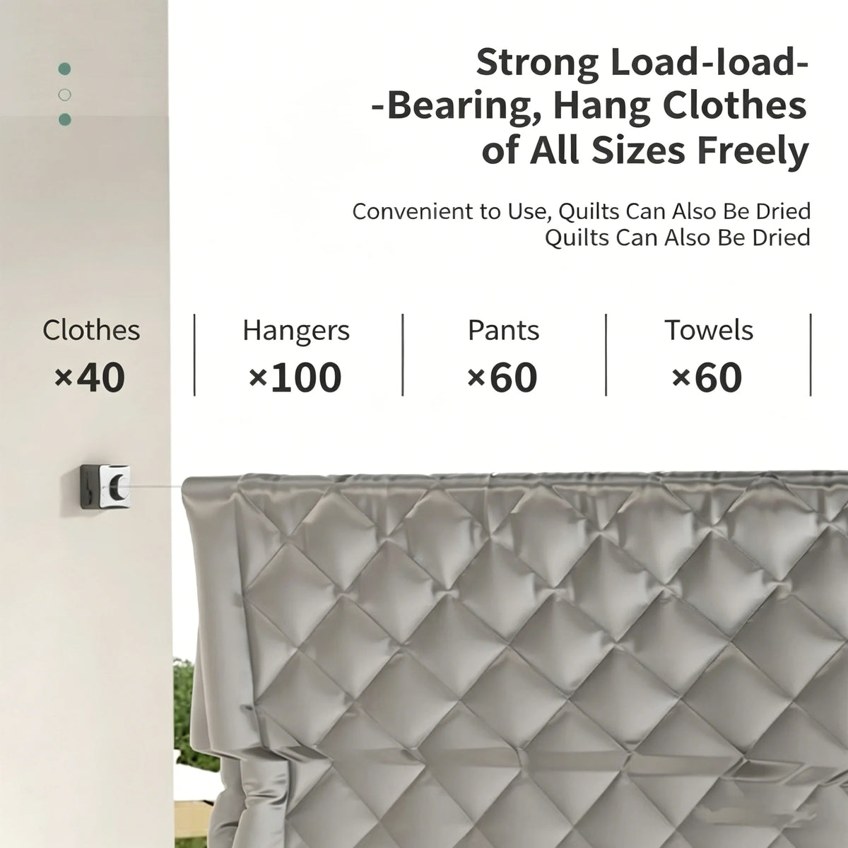 Retractable Steel Clothesline