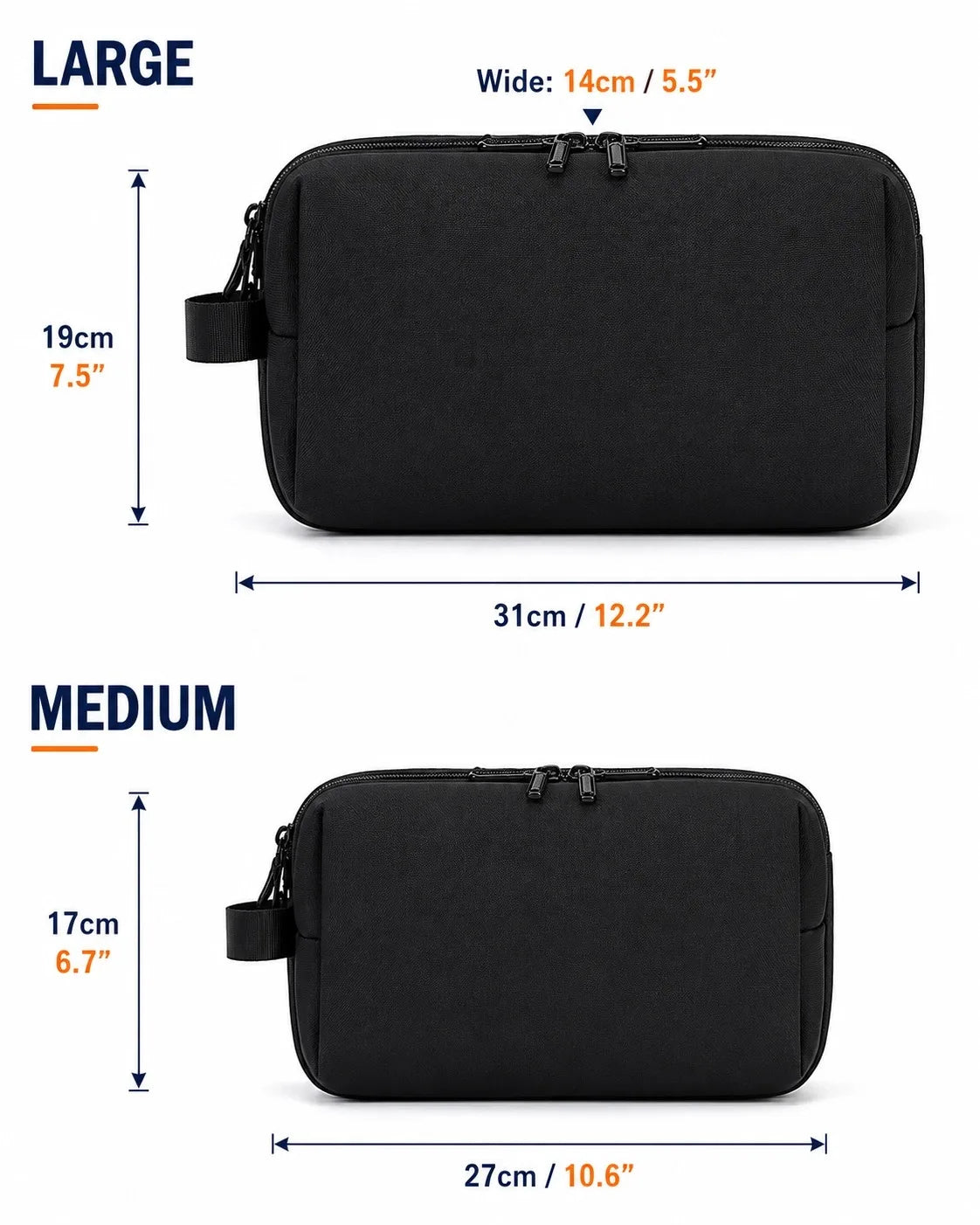 Multi-Pocket Grooming Wash Bag