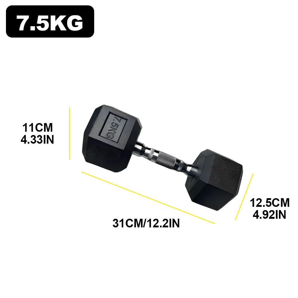 Hex Grip Dumbbell Pair