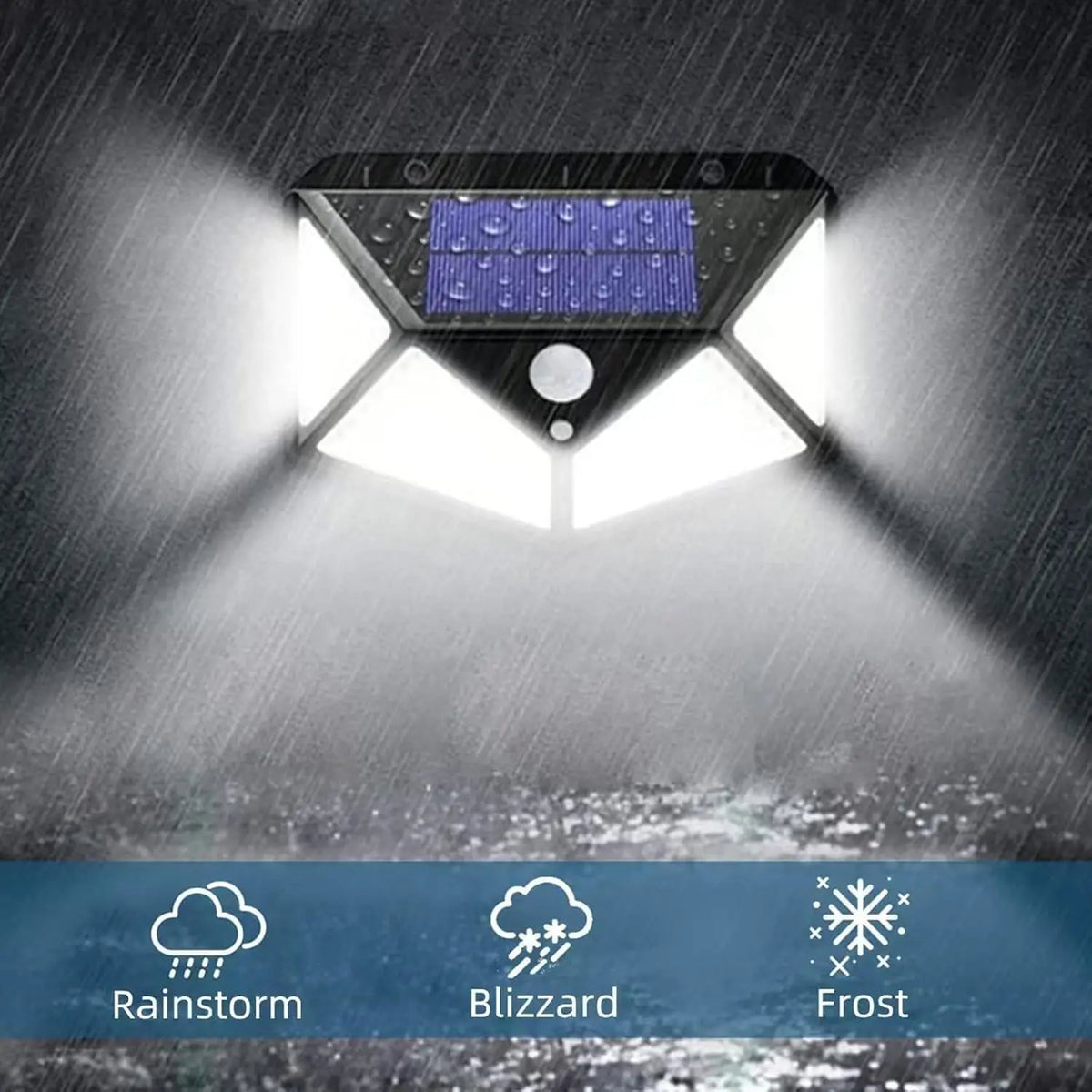 Motion-Sensor Solar Wall Lights