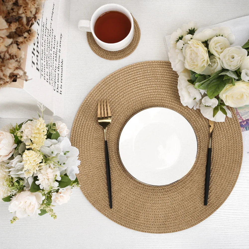 Braided Table Placemats, Set of 6