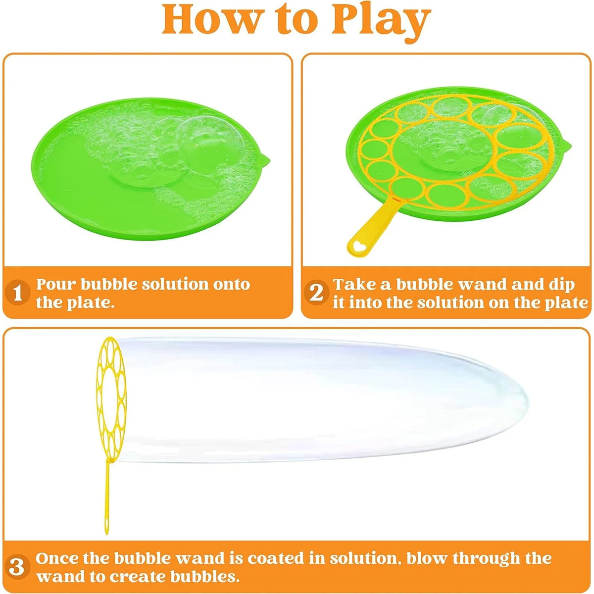 Sloosh Giant Bubble Wand Set
