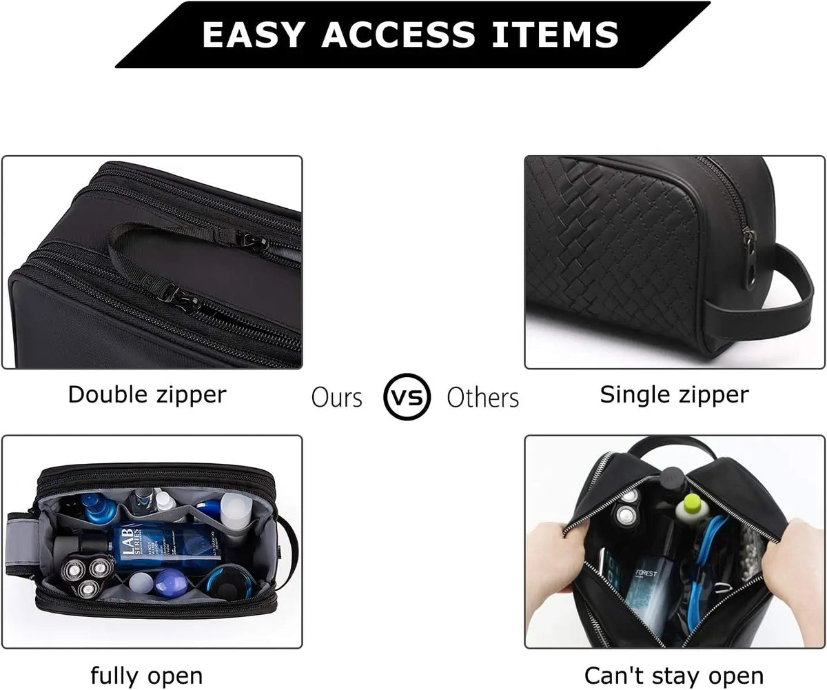 Multi-Pocket Grooming Wash Bag