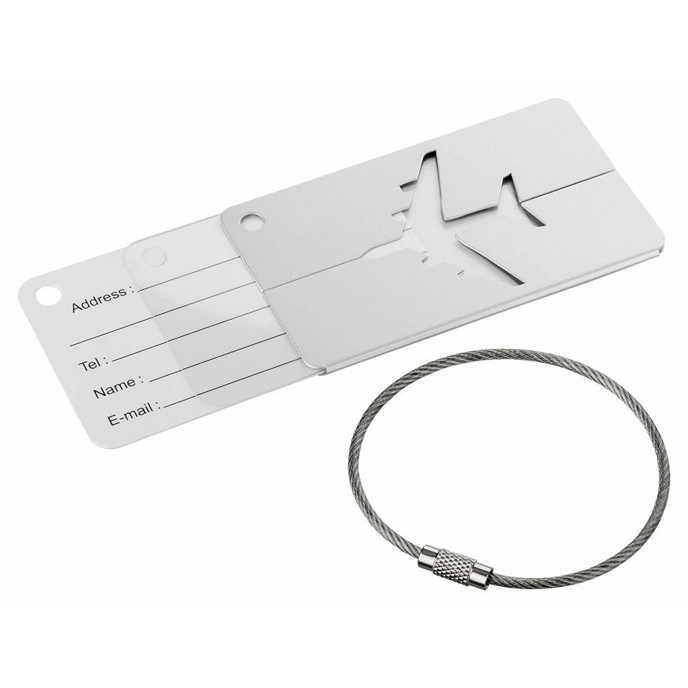 Aviator Aluminium Luggage Tags