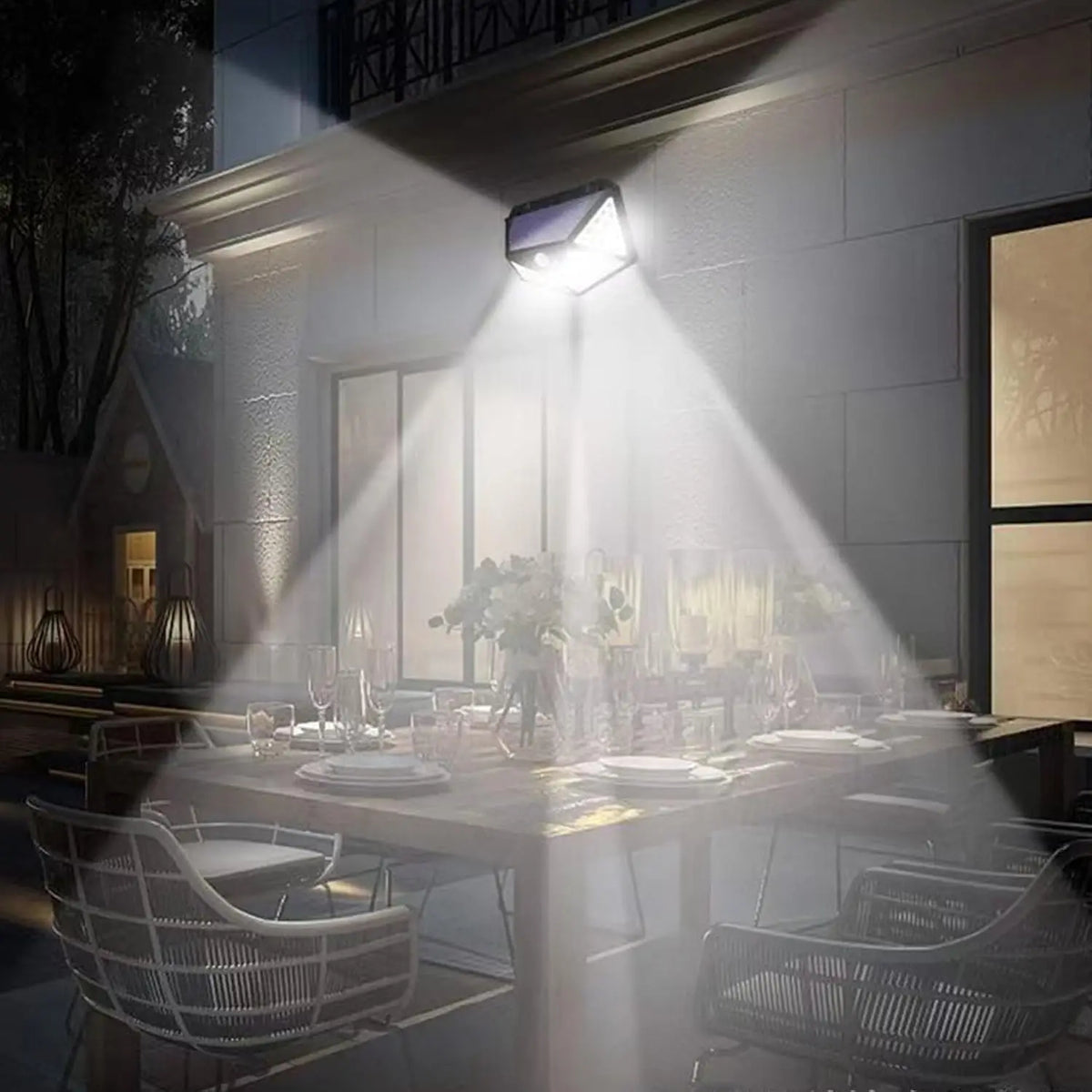 Motion-Sensor Solar Wall Lights
