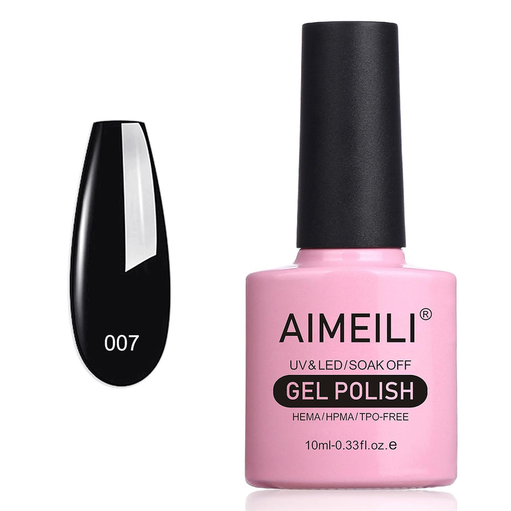 AIMEILI Gel Nail Polish, UV LED Soak Off Nail Art Manicure Pedicure Ideal for Salon Studios & Home Use, Long Lasting & Easy to Apply - (464) 10ml