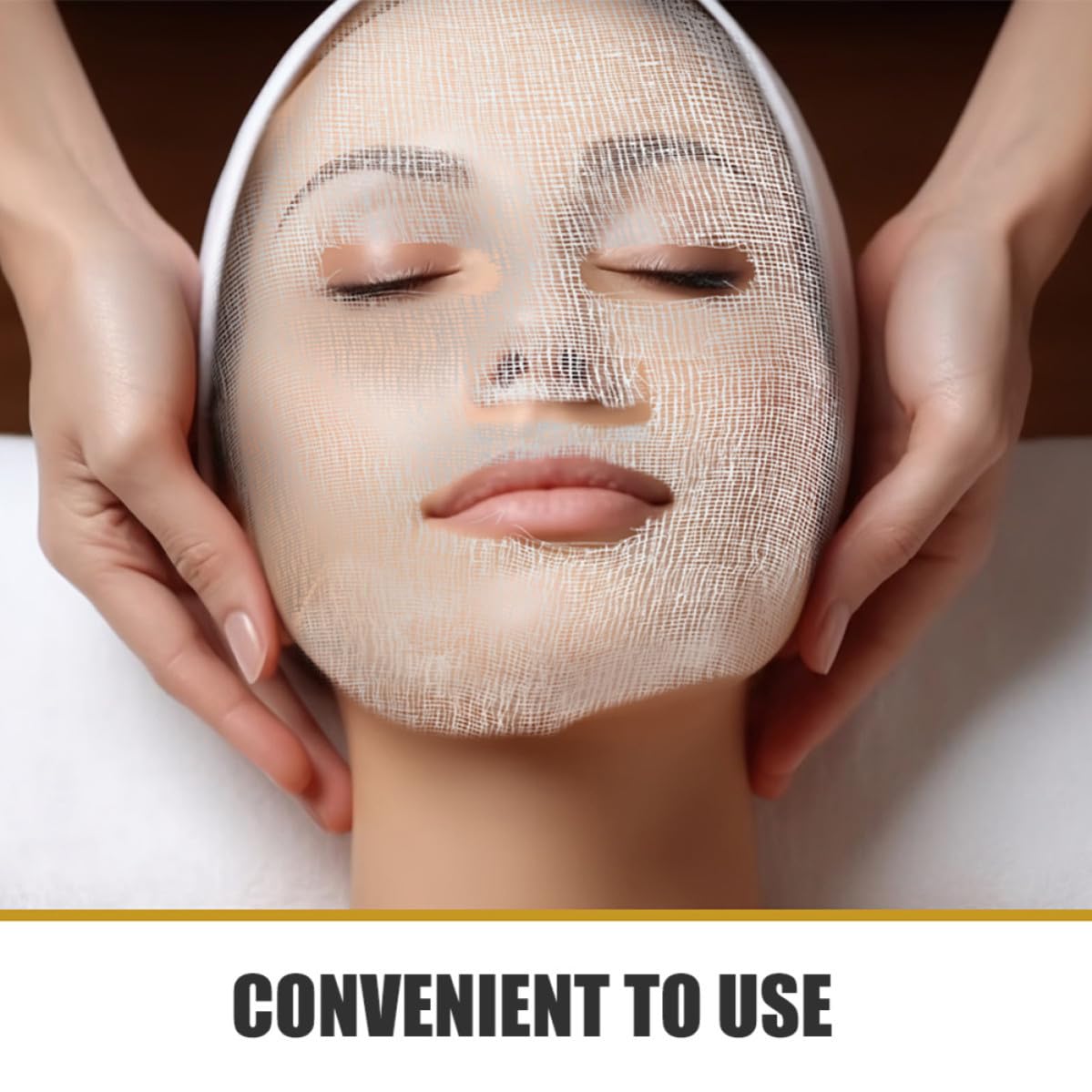 Pure Gauze Facial Masks, 100-Pack