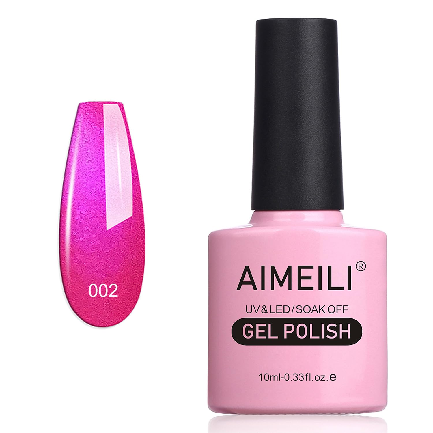 AIMEILI Gel Nail Polish, UV LED Soak Off Nail Art Manicure Pedicure Ideal for Salon Studios & Home Use, Long Lasting & Easy to Apply - (464) 10ml