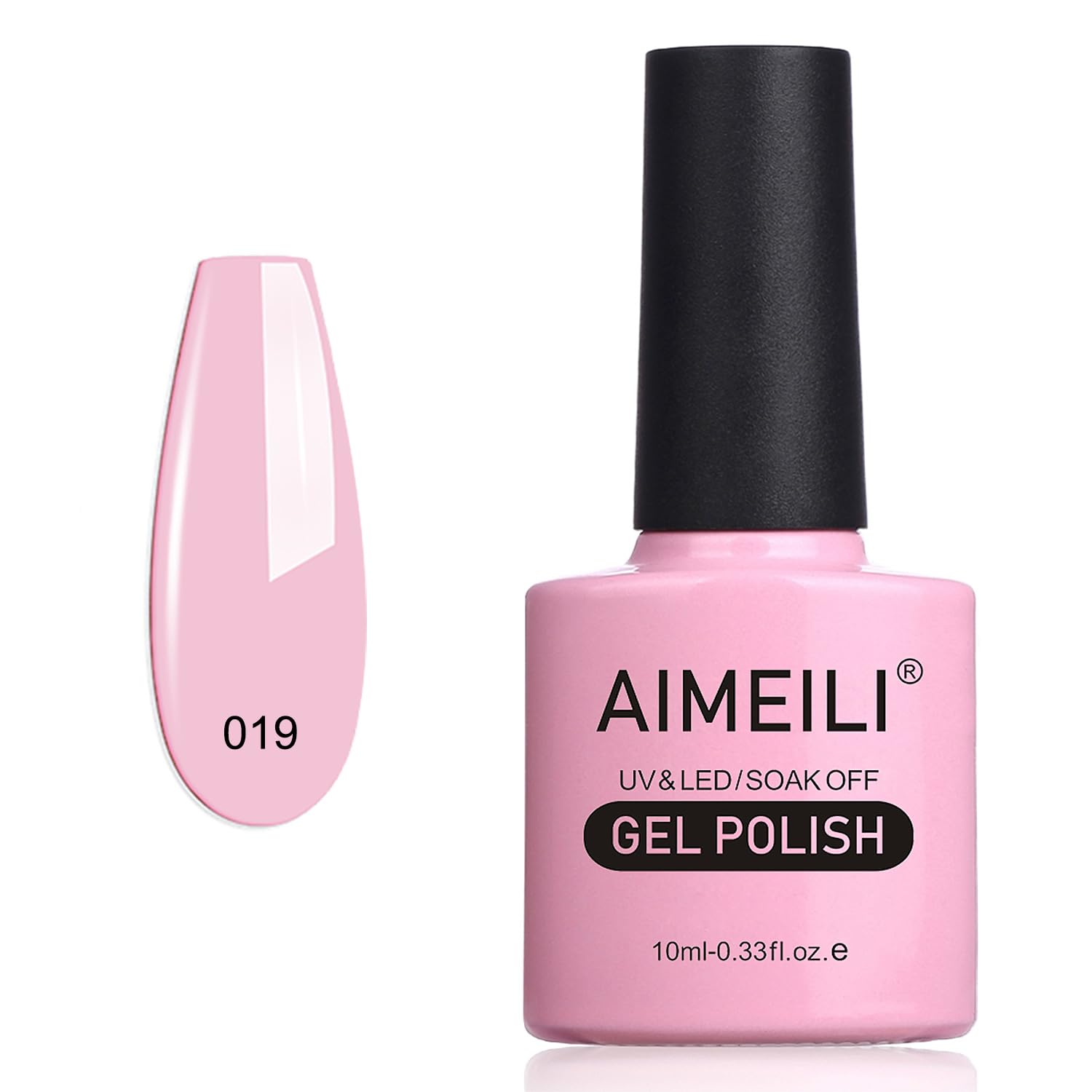 AIMEILI Gel Nail Polish, UV LED Soak Off Nail Art Manicure Pedicure Ideal for Salon Studios & Home Use, Long Lasting & Easy to Apply - (464) 10ml