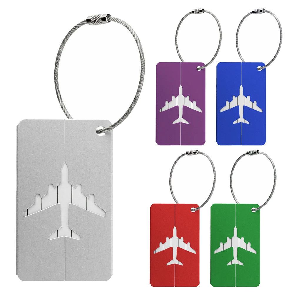 Aviator Aluminium Luggage Tags