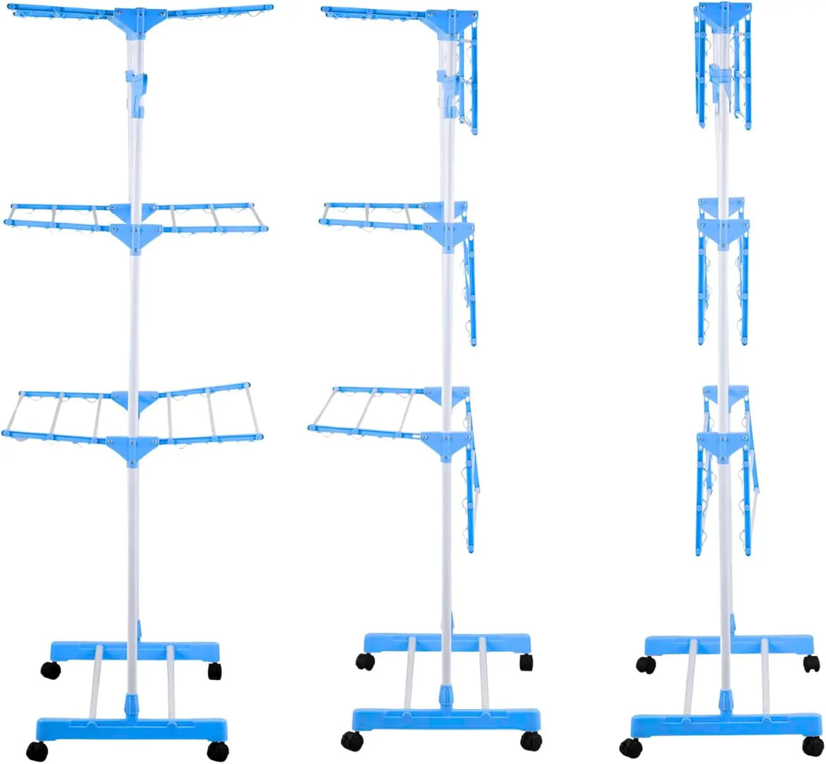 4-Tier Rotating Laundry Rack