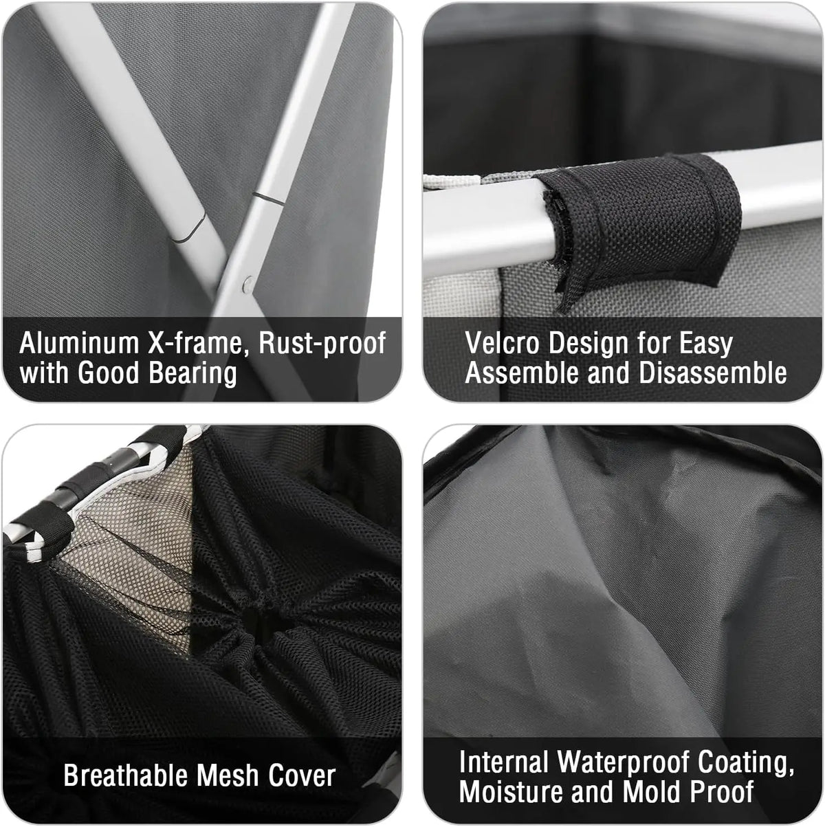 3-Section Laundry Hamper