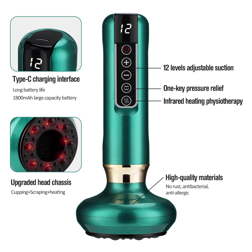 Vacuum Cupping & GuaSha Massager