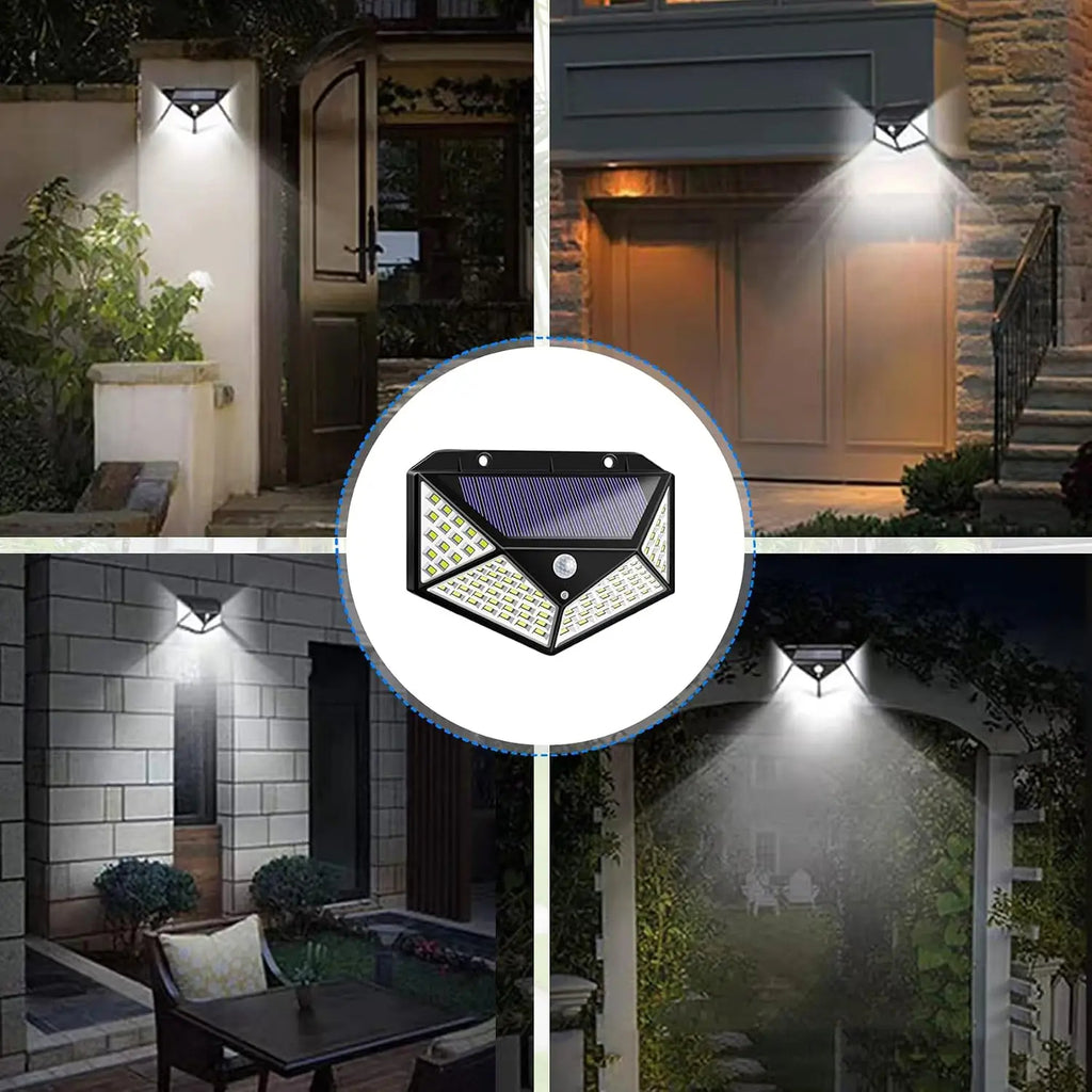 Motion-Sensor Solar Wall Lights