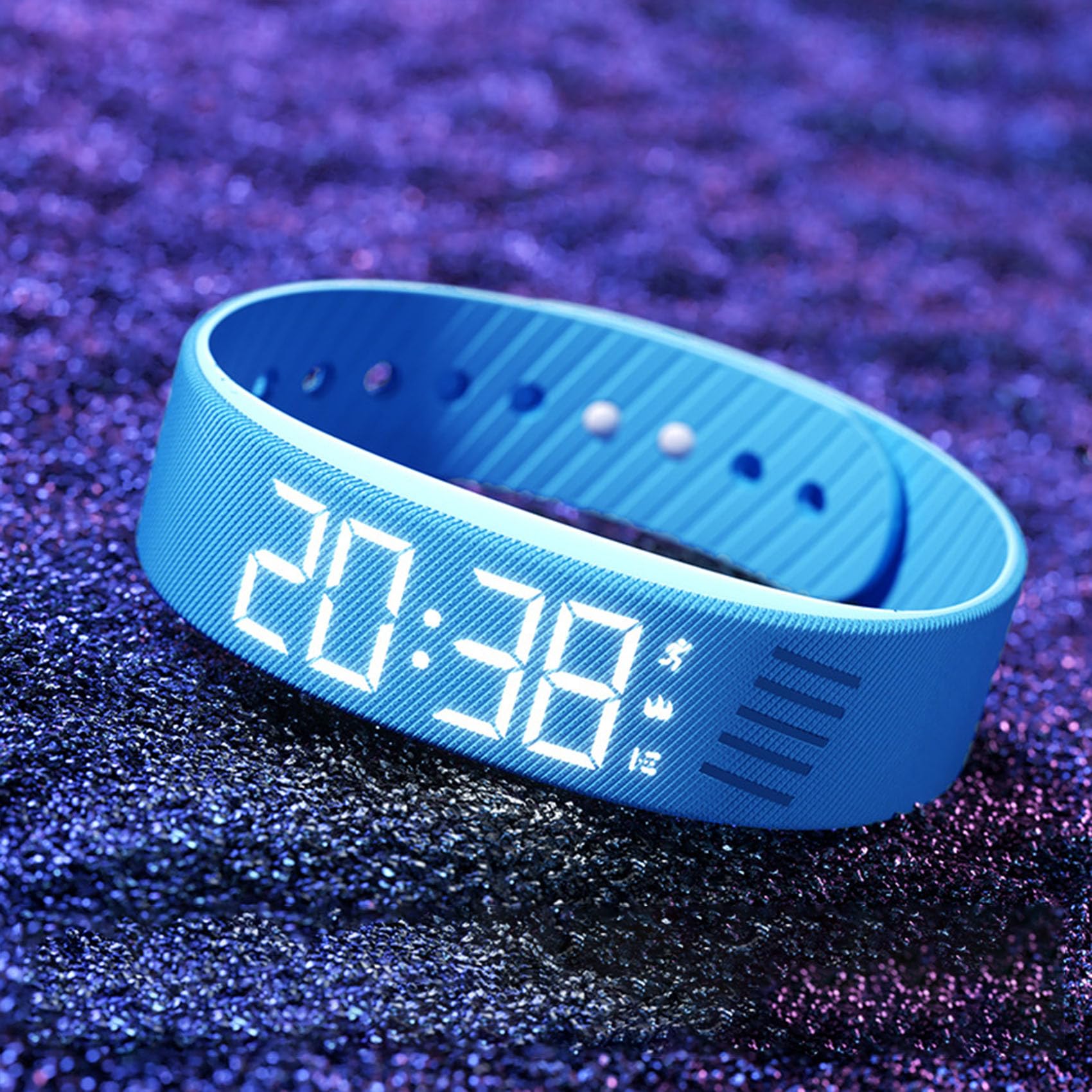 Histrips Onyx Vibration Alarm - Strong Vibration Sleep Watch for Deep Sleepers, Adjustable Intensity, Comfortable Strap, Long Battery Life, Small ＆ Portable, Don't Disturb Others (Black)