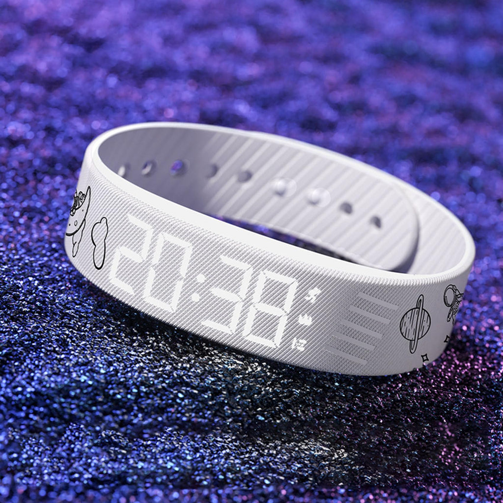 Histrips Onyx Vibration Alarm - Strong Vibration Sleep Watch for Deep Sleepers, Adjustable Intensity, Comfortable Strap, Long Battery Life, Small ＆ Portable, Don't Disturb Others (Black)