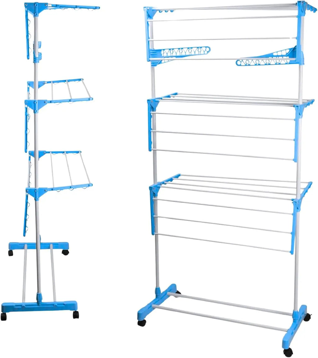 4-Tier Rotating Laundry Rack