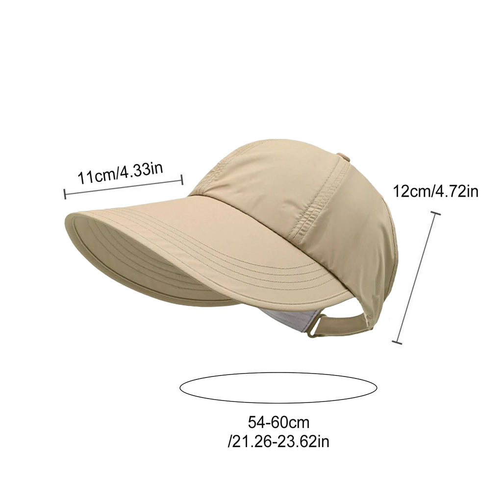 Wide-Brim Foldable Sun Hat
