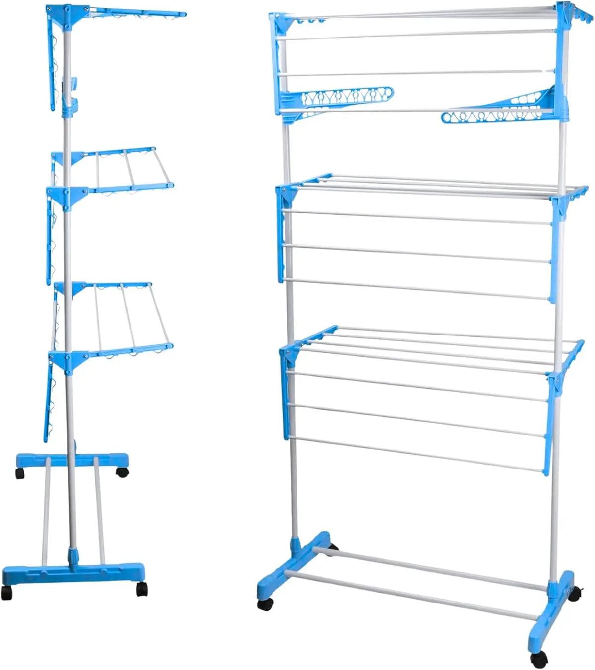 4-Tier Rotating Laundry Rack (Wide)